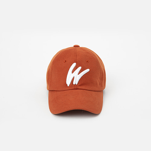 w logo cap (orange)